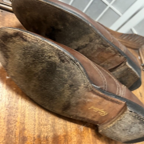 Lord & Taylor, Men’s, Shoes Oxford, Leather, Brown, Size 9.5, Lace up, Wingtip.! main image 8